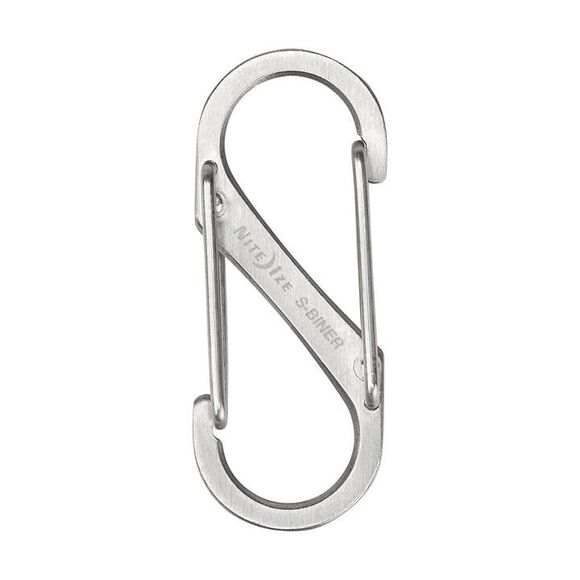 Nite Ize SB1-11-6R3 S-Biner Dual Carabiner, Size #1, Stainless Steel - Picture 3 of 7